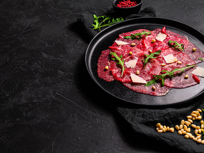 carpaccio de boeuf