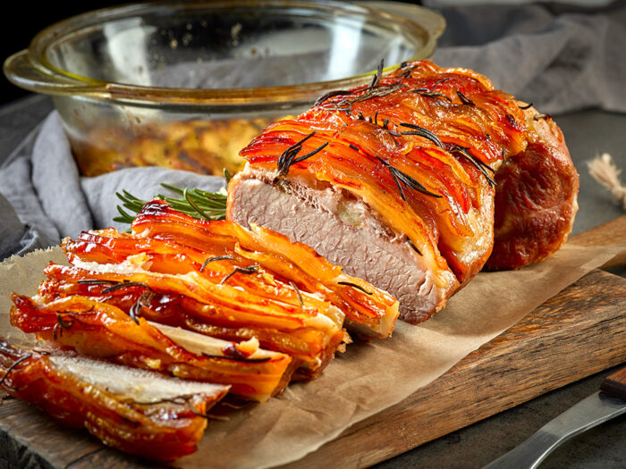 roti de porc abricots et pruneaux